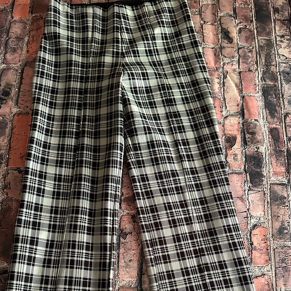 Slim Factor by Investments No Waist Slim Straight Ponte Knit Pants Sz Small